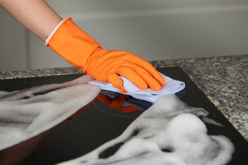 Professional carpet cleaning equipment used in a Blackheath business
